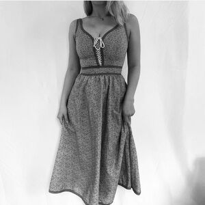 Vintage Gunne Sax Floral Prairie Dress